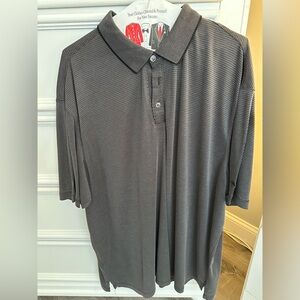 Tommy Bahama Men’s Dark Gray Short Sleeve Polo Shirt Size XXL